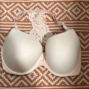 Victoria's Secret Blush Lace Accent Bra